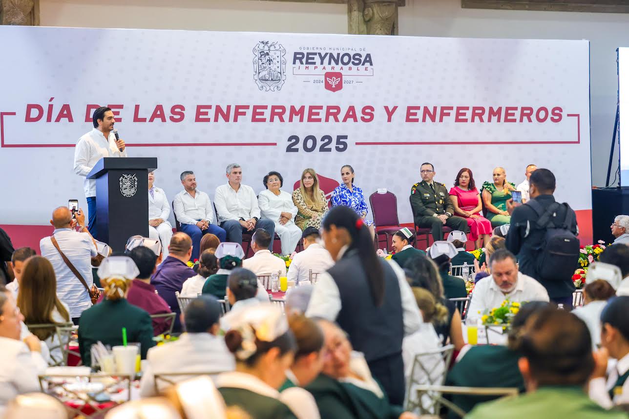 Festejó Carlos Peña Ortiz el «Día de las Enfermeras y los Enfermeros 2025» en Reynosa 