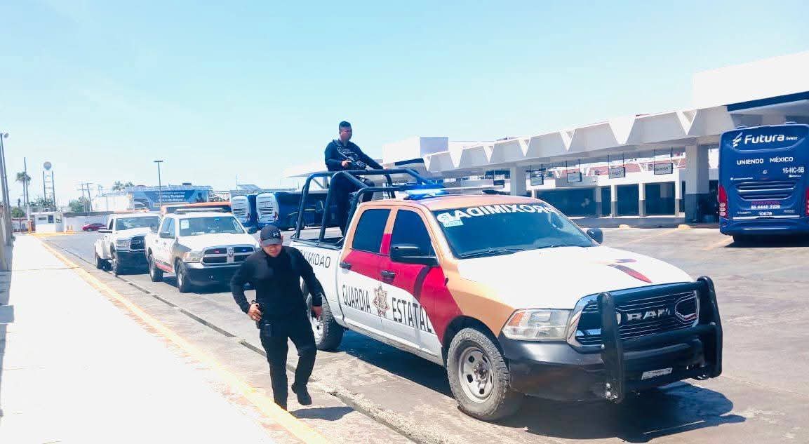 Refuerzan seguridad en el primer cuadro de Reynosa con operativo municipal