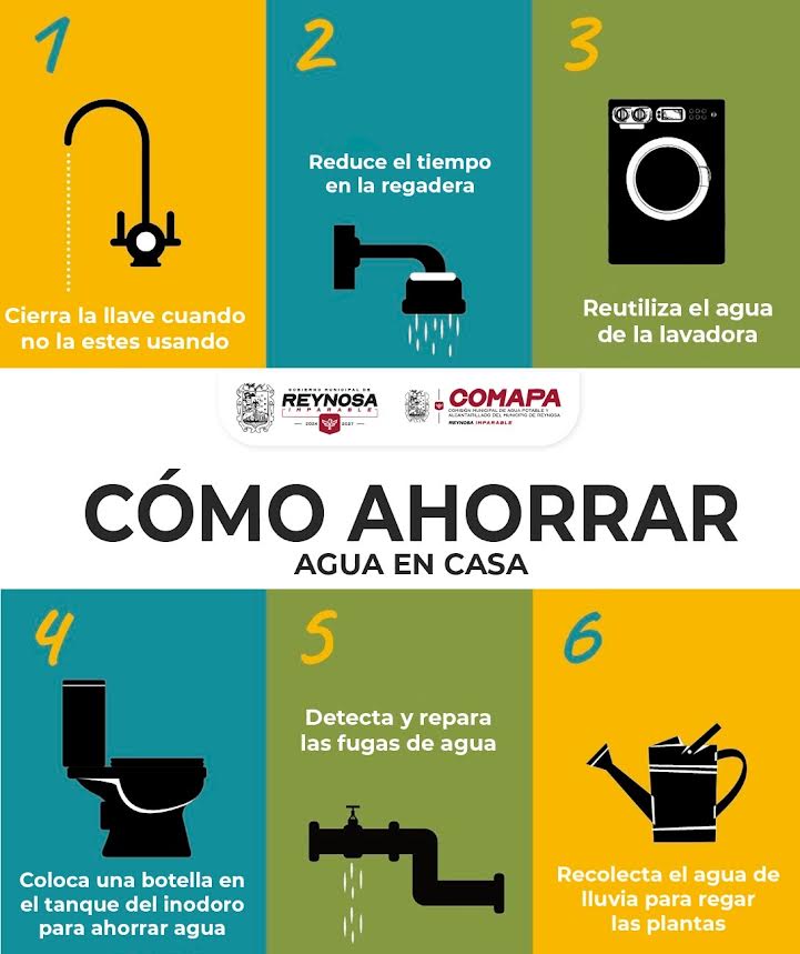 Recomienda COMAPA cuidar el agua desde casa