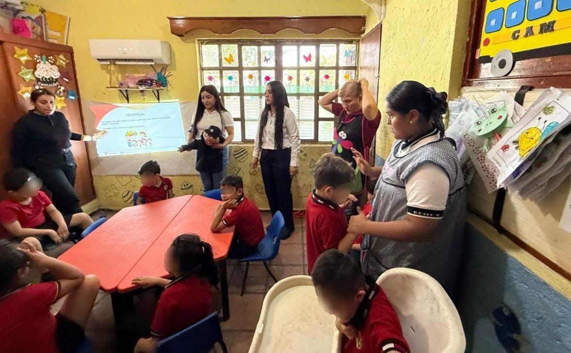 Imparte Guardia Estatal de Género taller “Aprendiendo los Valores” a estudiantes de Ciudad Victoria