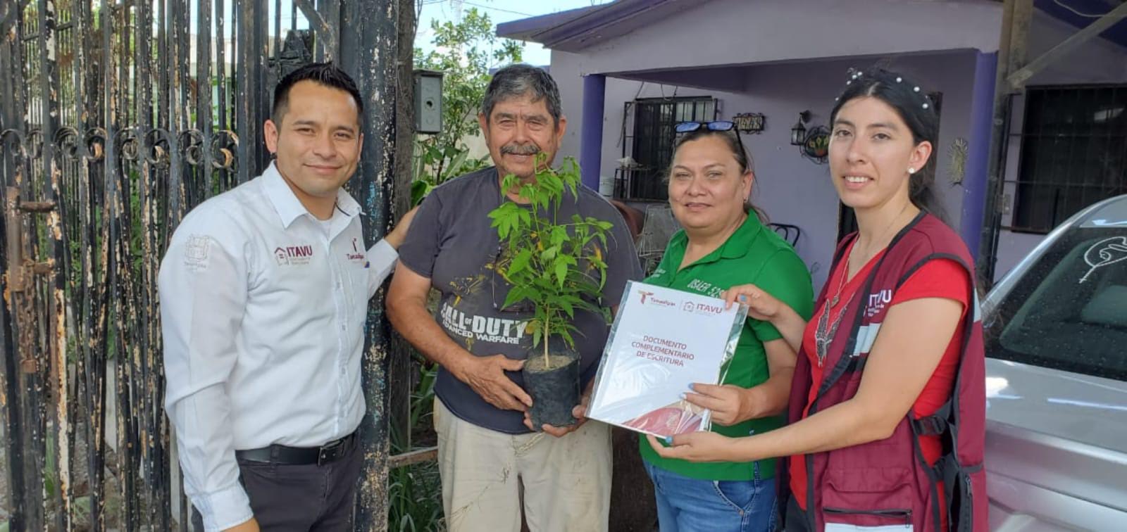 Lleva ITAVU certeza jurídica a colonias de Valle Hermoso