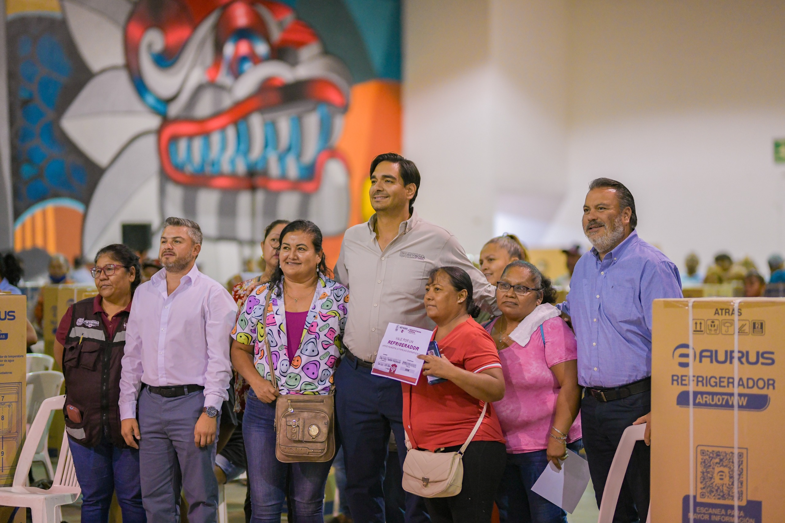 Continúa entrega de apoyos del Gobierno de Reynosa a familias vulnerables