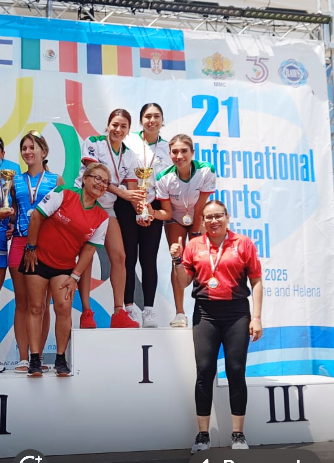 Selección de Voleibol de Playa pone en alto a México como Campeonas Internacionales