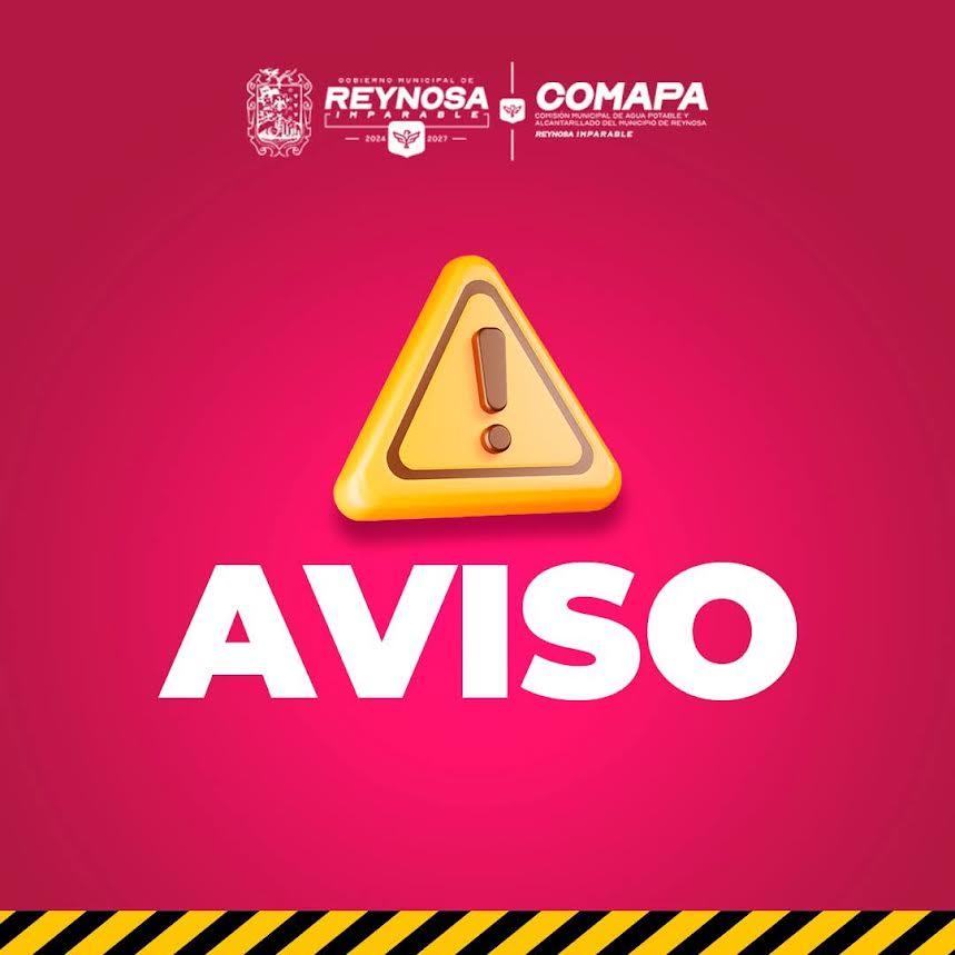 Gobierno de Reynosa informa sobre ajustes en suministro de agua por nivel del río Bravo