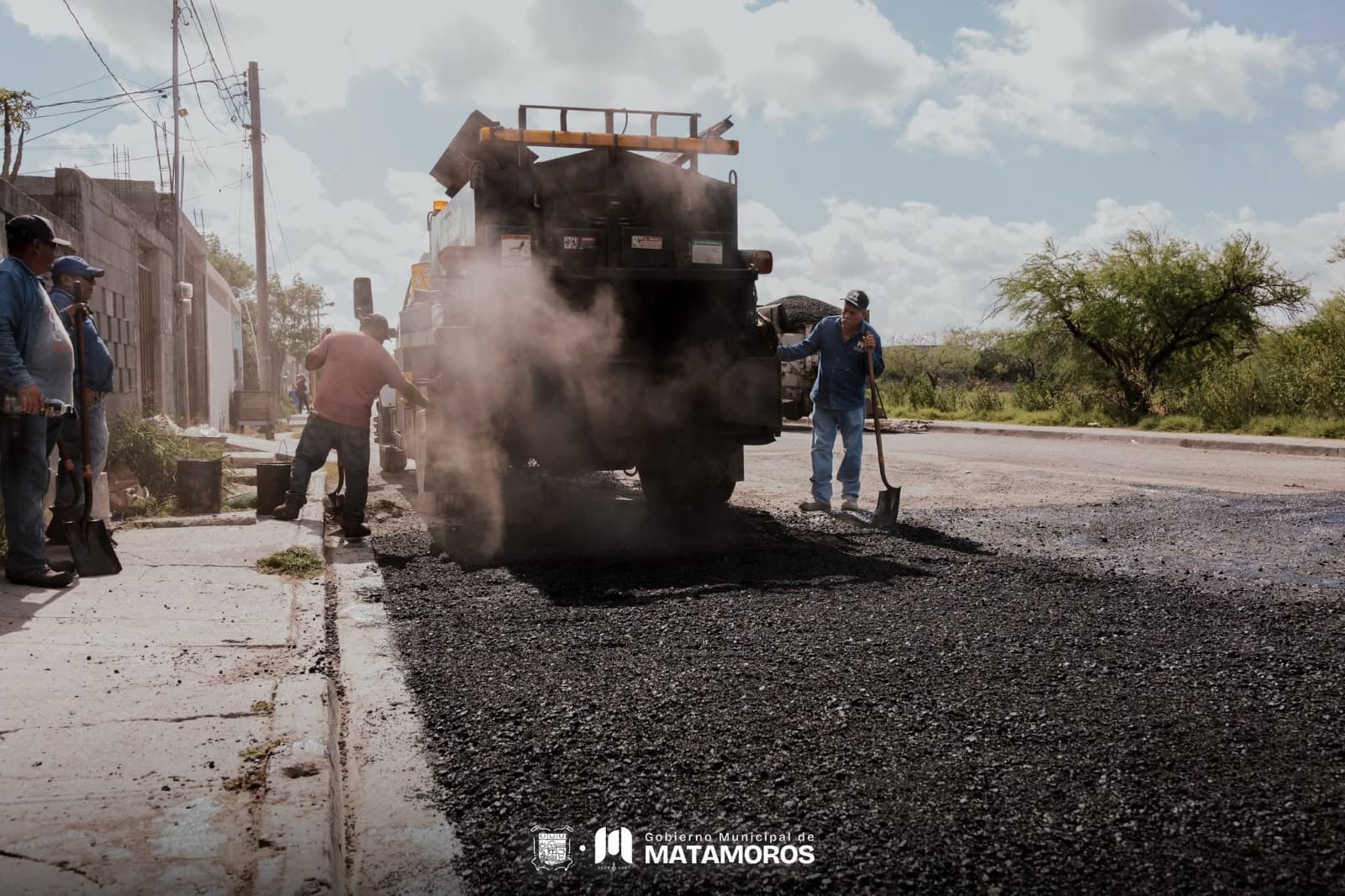 Gobierno de Matamoros mejora la infraestructura vial a través del programa permanente de bacheo