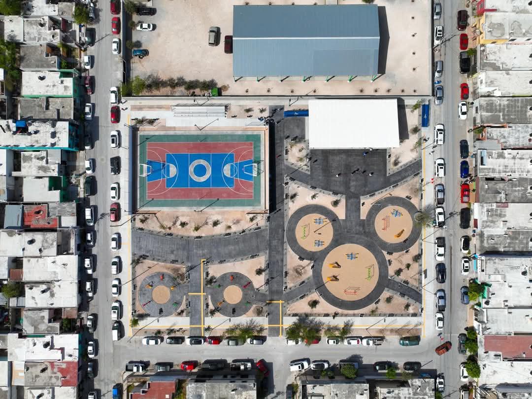 Continúa el Gobierno de Reynosa con la creación y mantenimiento de canchas deportivas