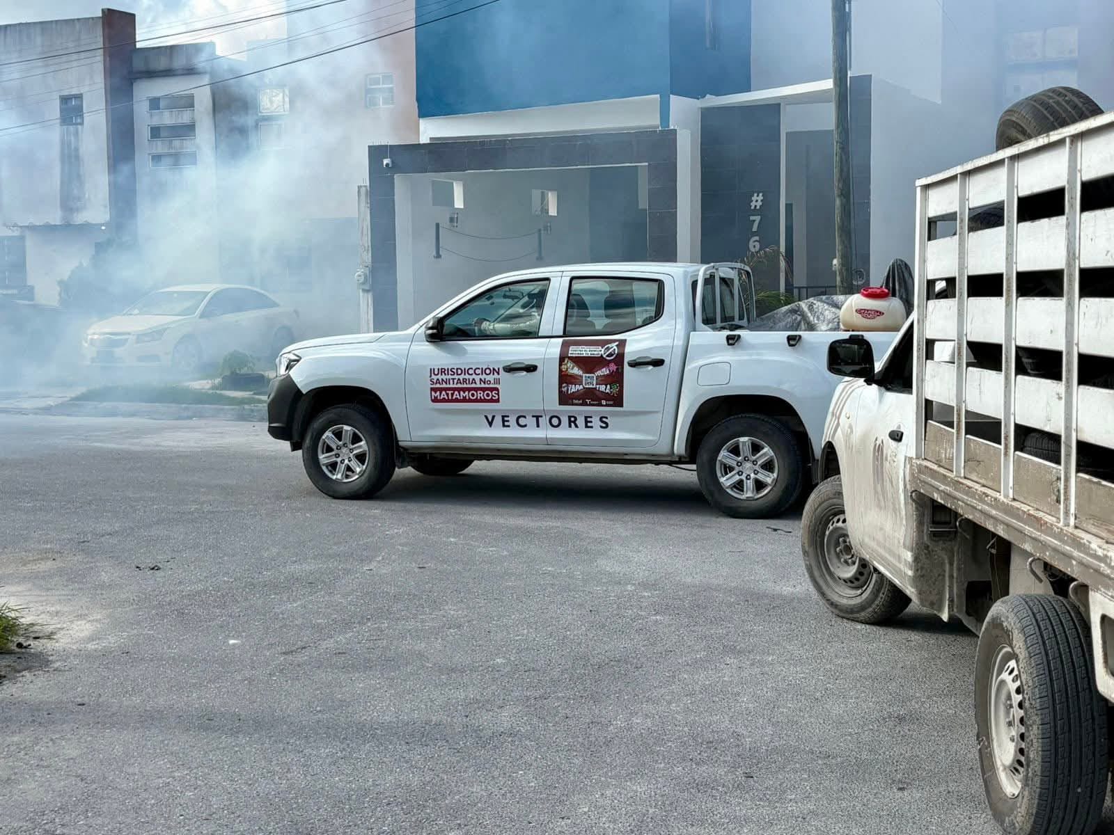 Gobierno de Matamoros intensifica trabajos de fumigación para proteger la salud de las familias