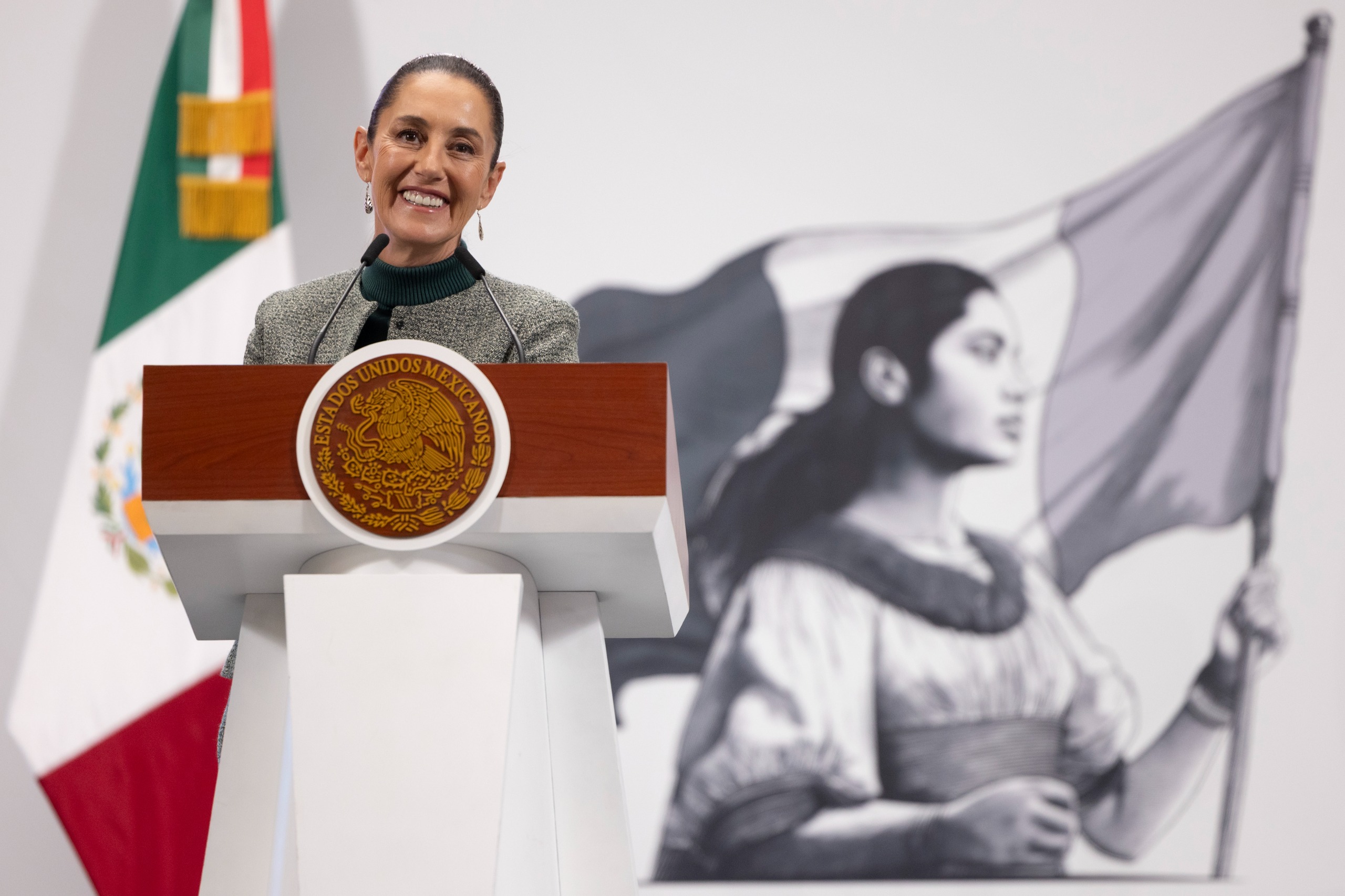 Riqueza cultural de Tamaulipas se presentó en la sección “Suave Patria” de la conferencia de la presidenta Sheinbaum